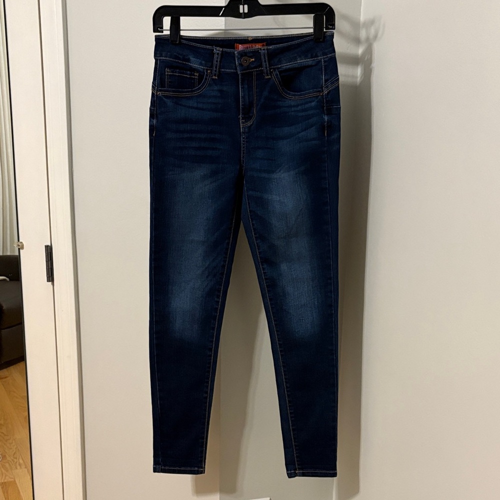 Wax Jean Women's Deep Indigo Skinny Jeans